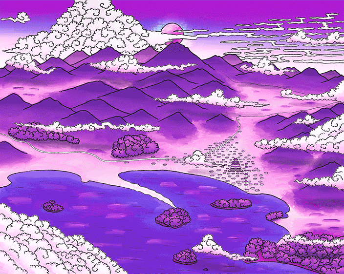 Chikuzen Area PURPLE