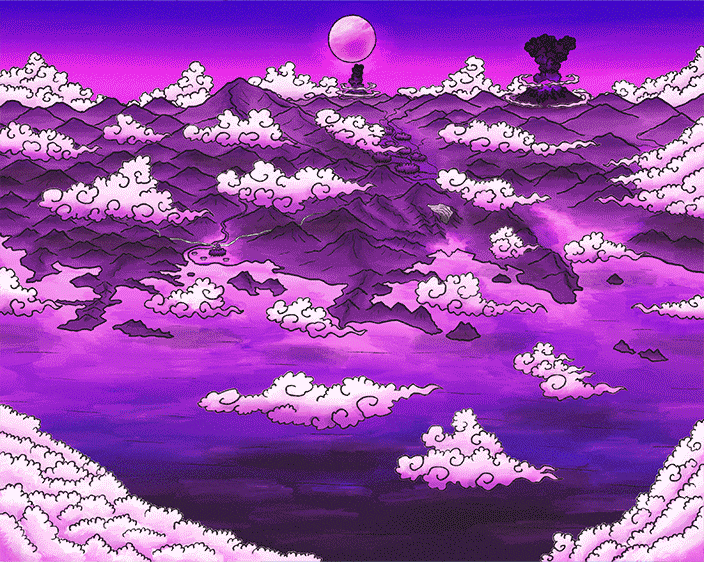 Bungo Channel Area PURPLE