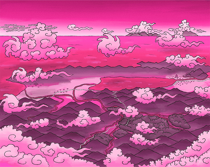 Sannin Izumo Area MAGENTA