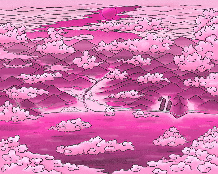 Sannin Inaba Area MAGENTA