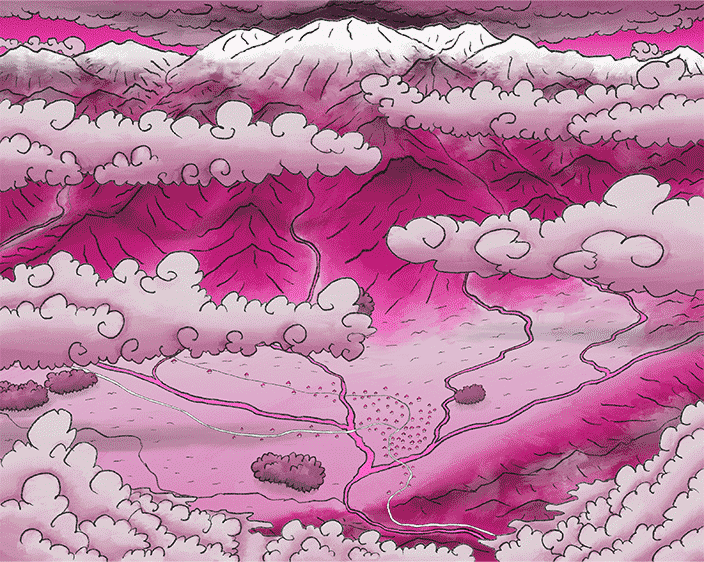 Hokkaido Mt.Asahidake MAGENTA