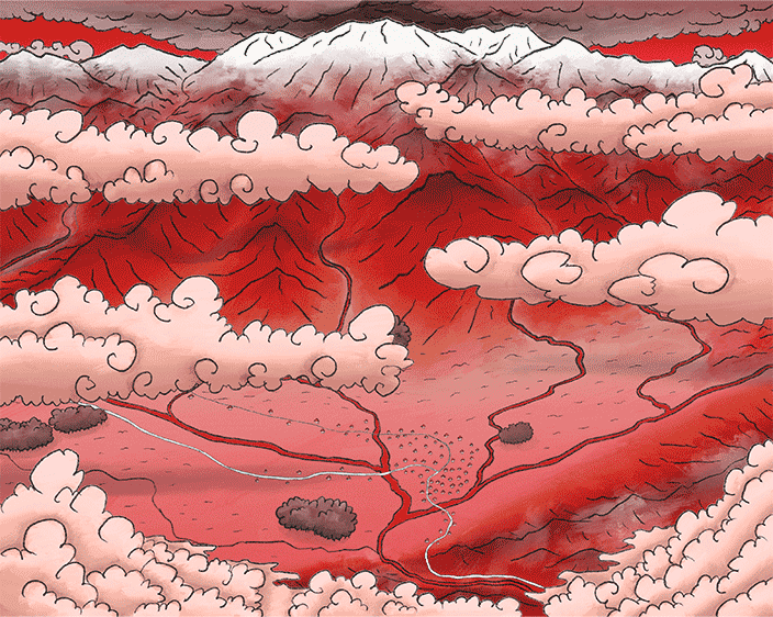 Hokkaido Mt.Asahidake RED