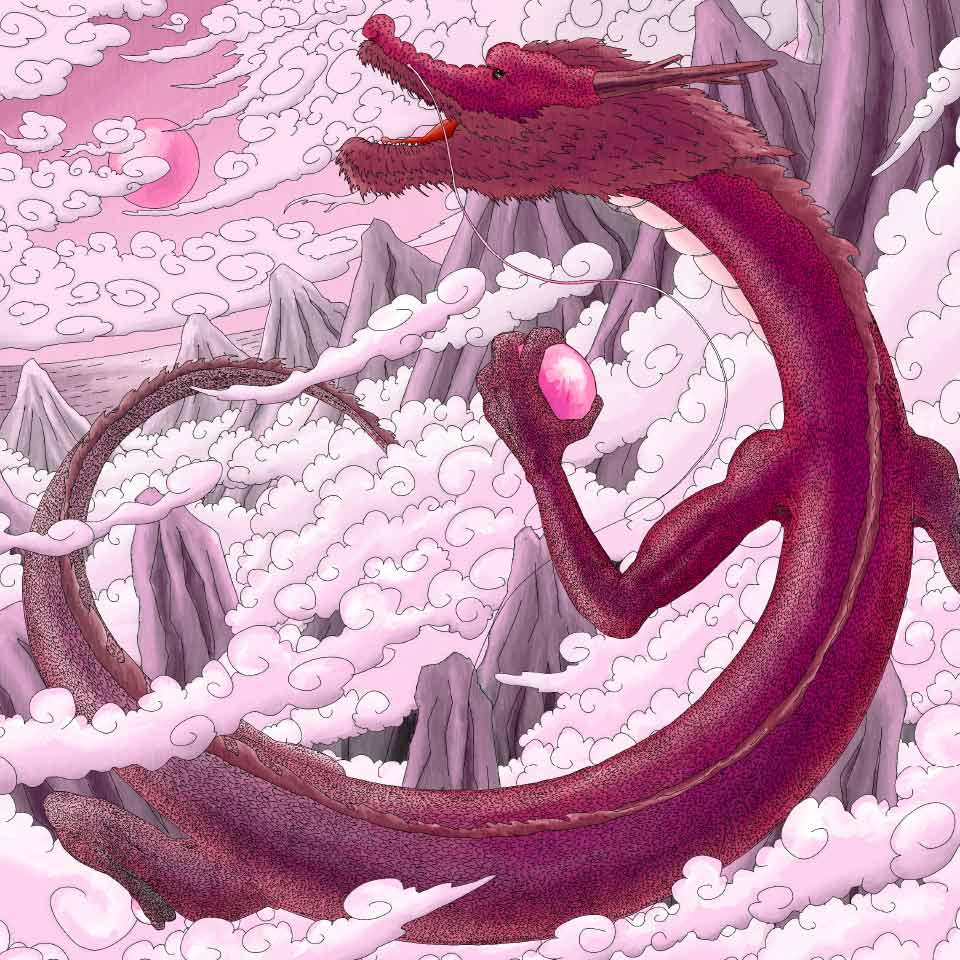 DRAGON GOD IN THE SKY