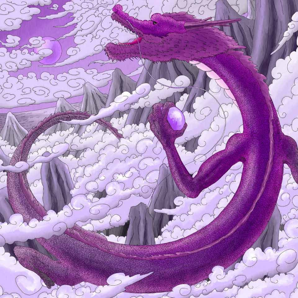 DRAGON GOD IN THE SKY