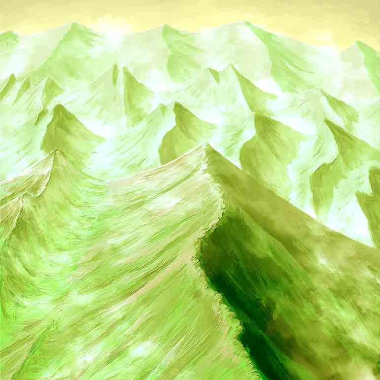 神が宿る黄金の霊峰