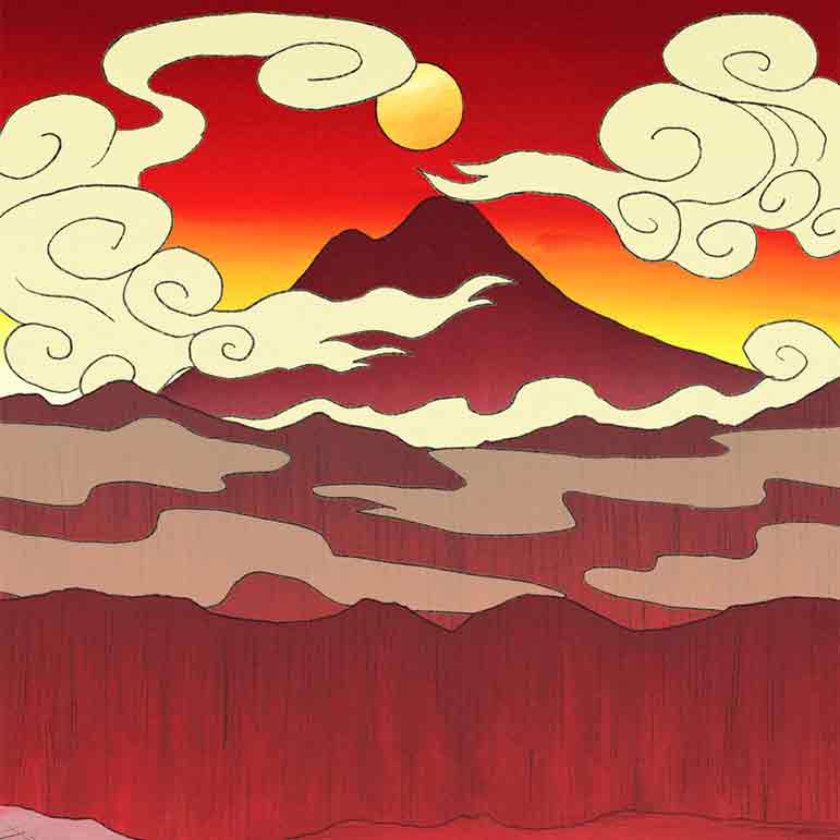 At The Foot Of Mountain