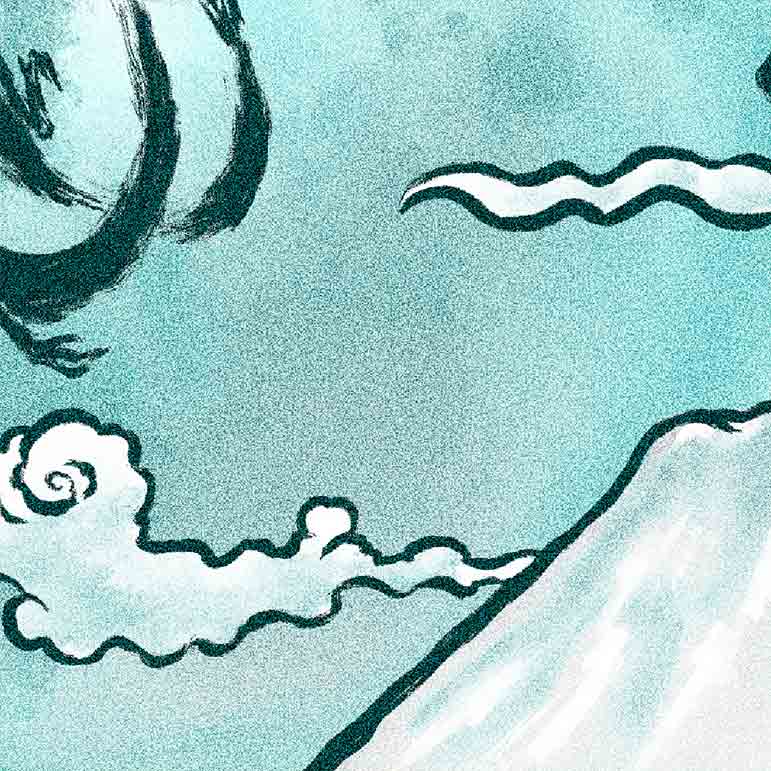 黄金の月輪・心